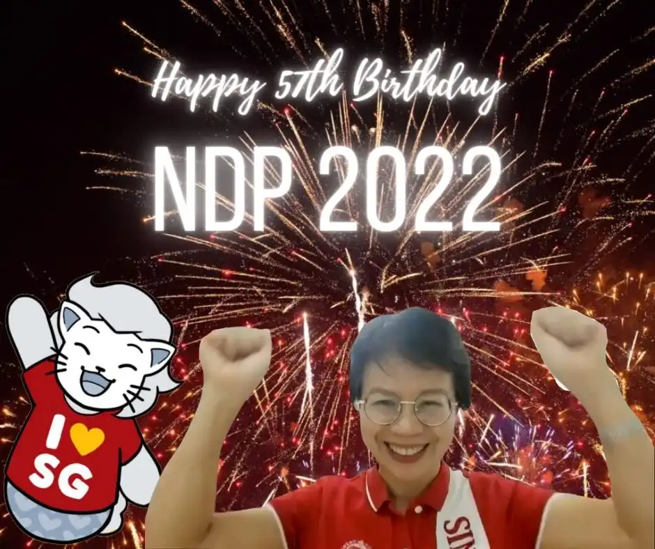 SWA and Ren Ci Hospital volunteers at the National Day 2022 celebration